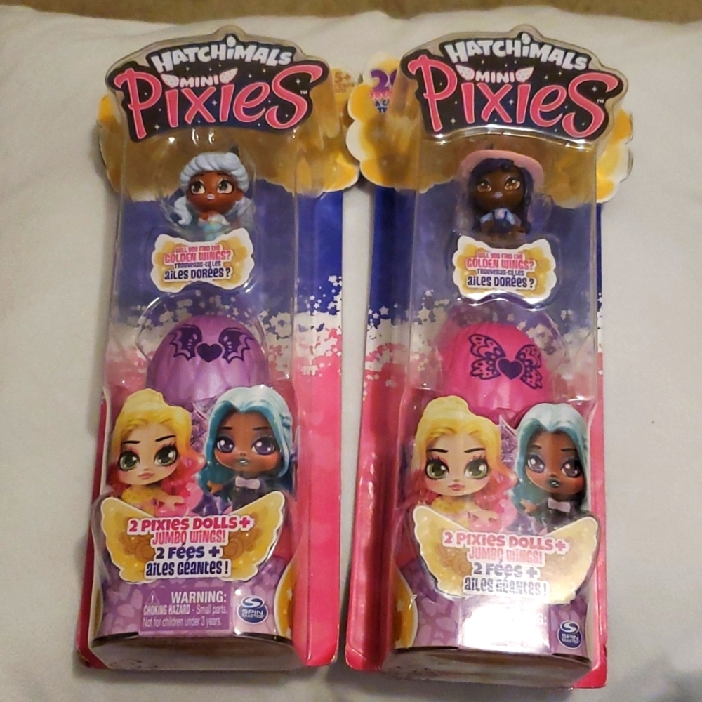 2pks of Hatchimals Mini Pixies Doll Sets Easter Spring Gift